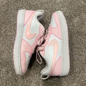 Nike Pink and White Sneakers